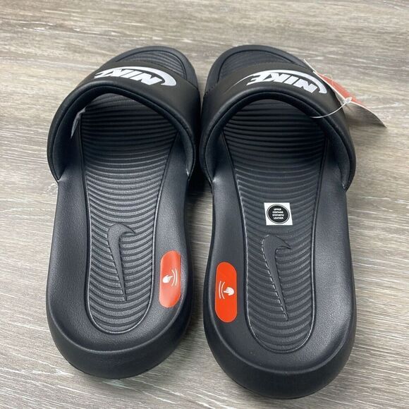 Nike Victori One Slide Black White Womens Size 11 Sandal‎ Slide CN9677 005 - Picture 5 of 7